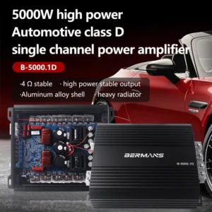 5000W single-channel car audio amplifier