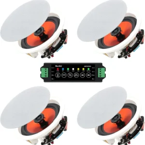 6.5" Bluetooth Speaker In Ceiling 600W 2-Way Flush Mount