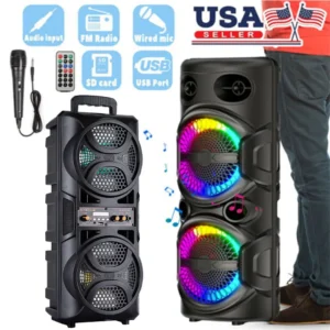 Portable Bluetooth Speaker Sub woofer Heavy Bass